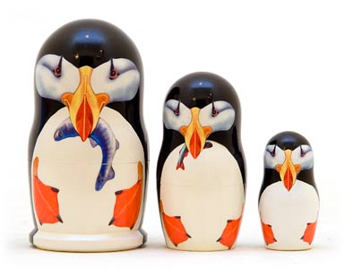 Puffin Doll - 3pc./3.5"