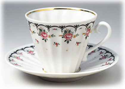 Arabesque Tea Cup and Saucer