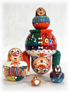Moscow Circus Doll 5pc./5"