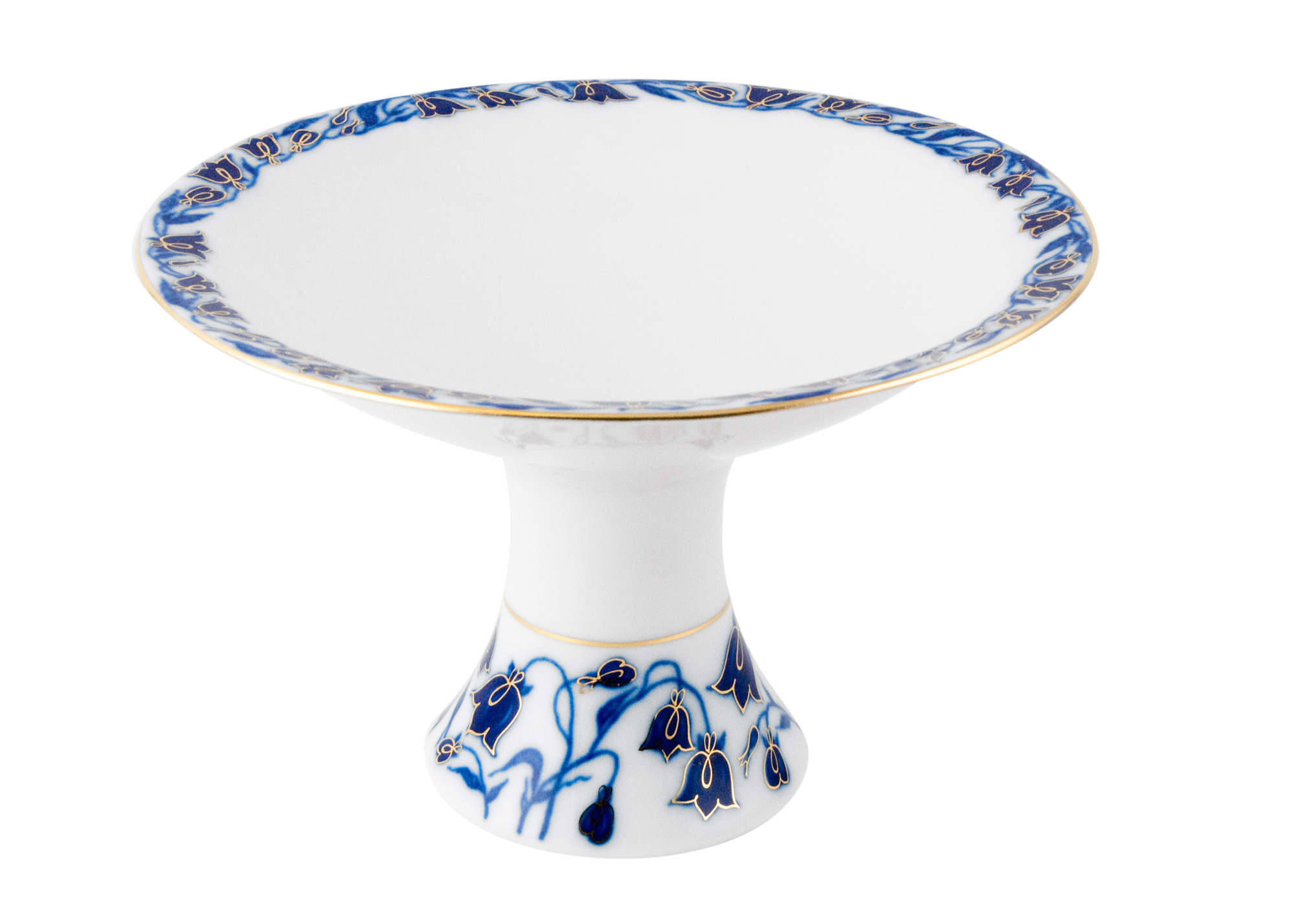 Blue Bells Fruit Vase