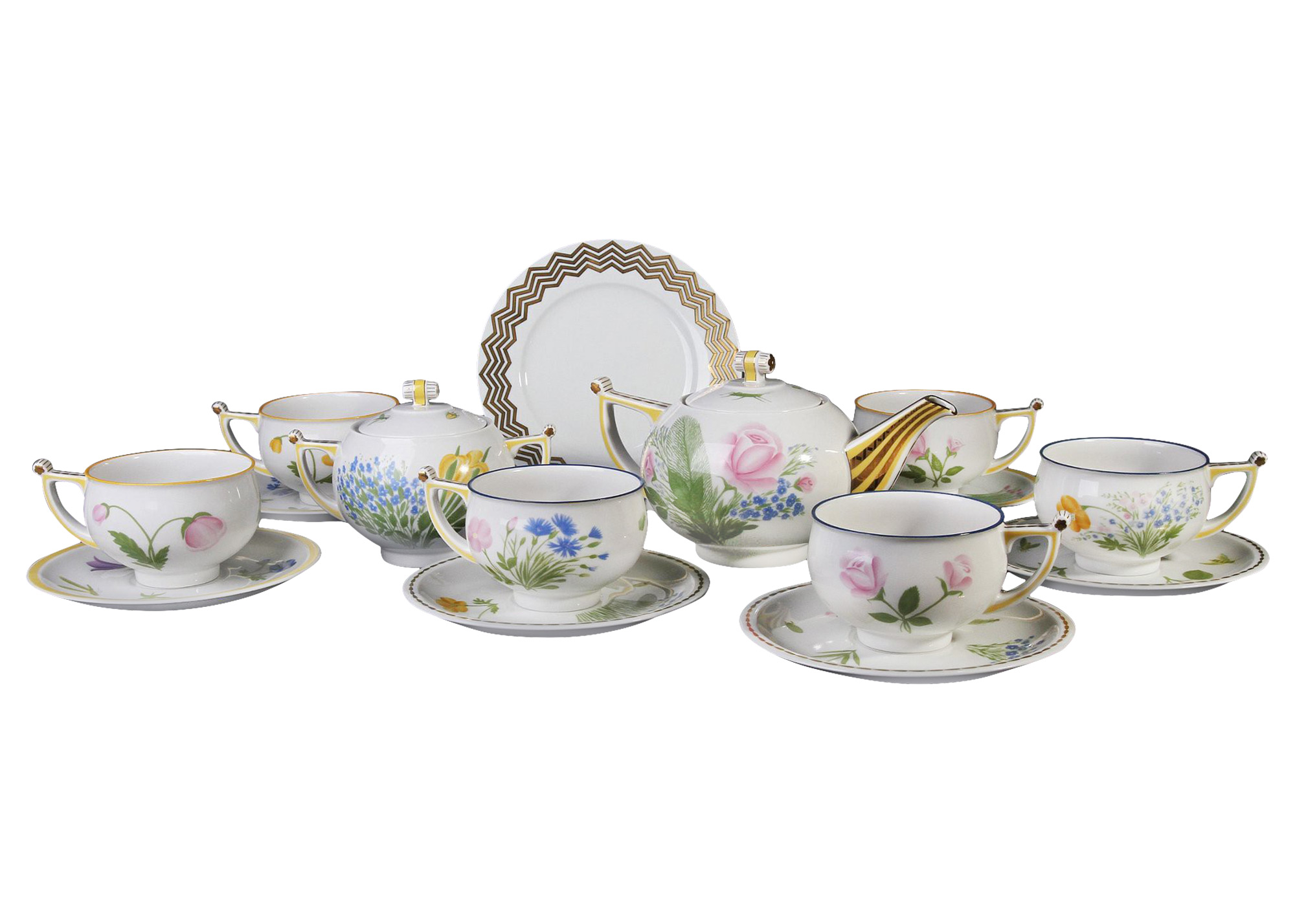 Wayside Near Tarusa 20pc. Tea Set for 6